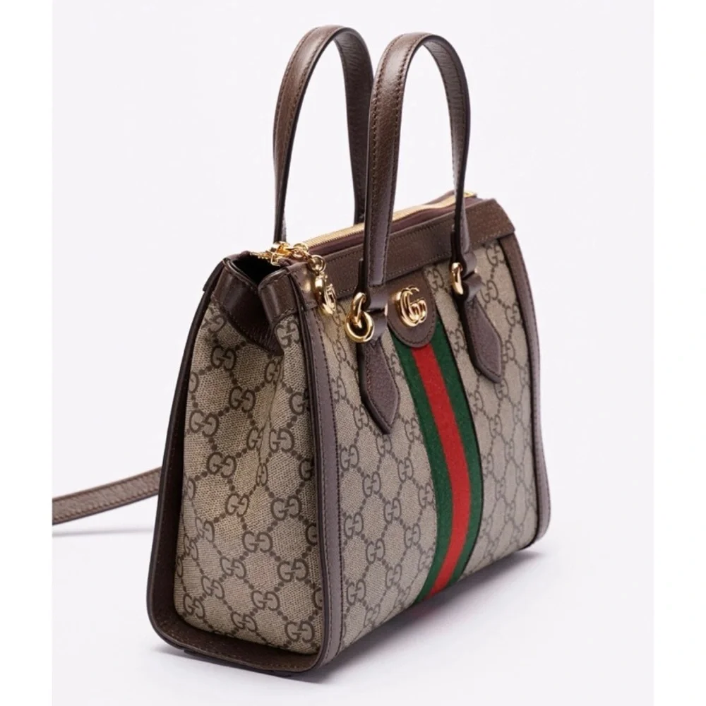 GUCCI Ophidia small top handle shoulder bag satchel crossbody bag - Picture 6 of 14
